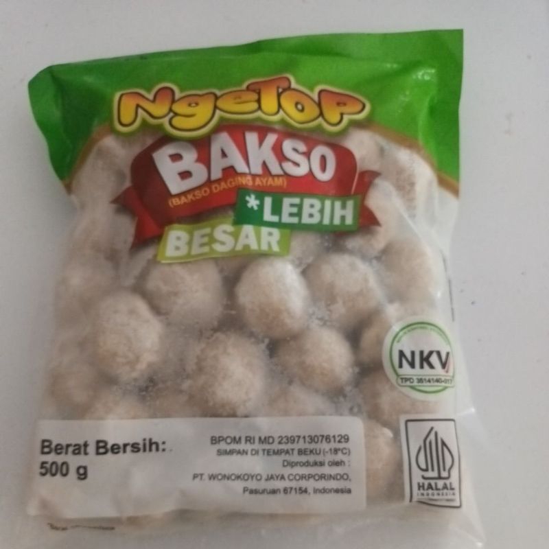 

ngetop bakso ayam 500g