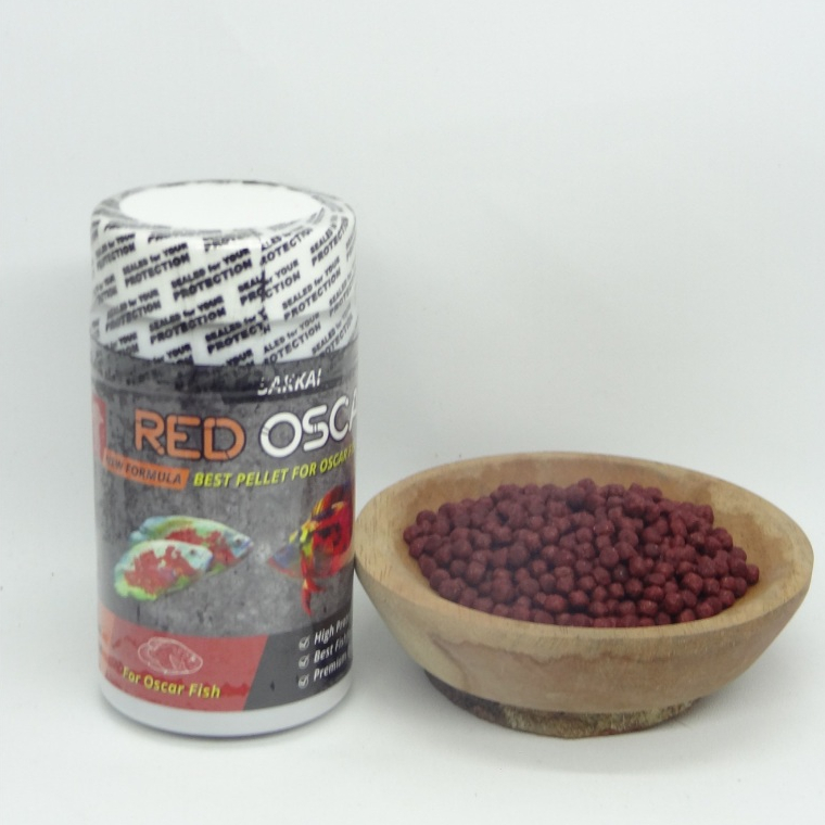 Pelet RED OSCAR untuk jenis Tiger Albino Batik Paris Tembaga Slayer 50 gram