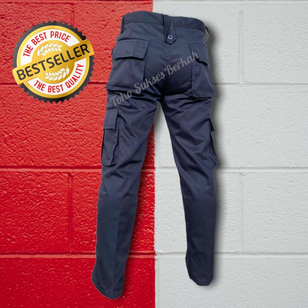 PROMO Celana PDL Hitam Cokelat Navy Army Celana Pramuka Celana Lapangan Polisi Celana PDL Murah