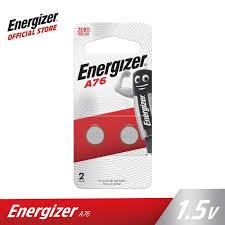 Baterai Kancing Alkaline Energizer LR44 LR 44 A76 A 76 2 Pcs