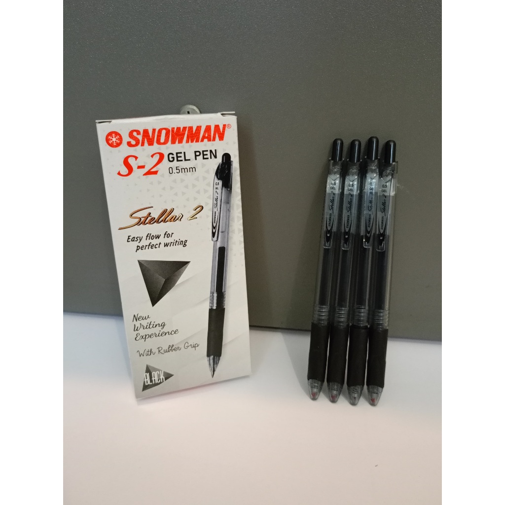 

Pulpen / Ballpoint Snowman S2 gel pen PCS Seperti Kokoro