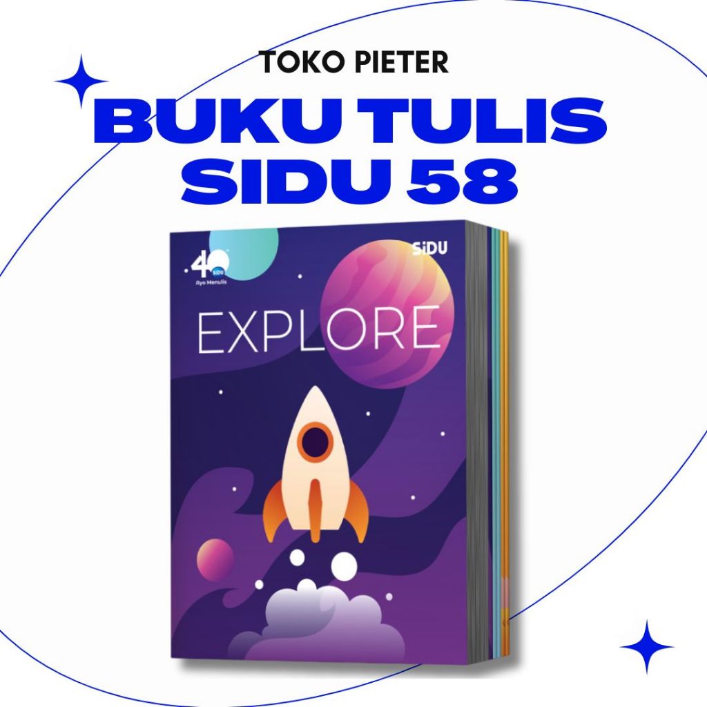 

(1PACK) Buku Tulis Sinar Dunia / SIDU isi 58 lembar (ISI 10 BUKU)