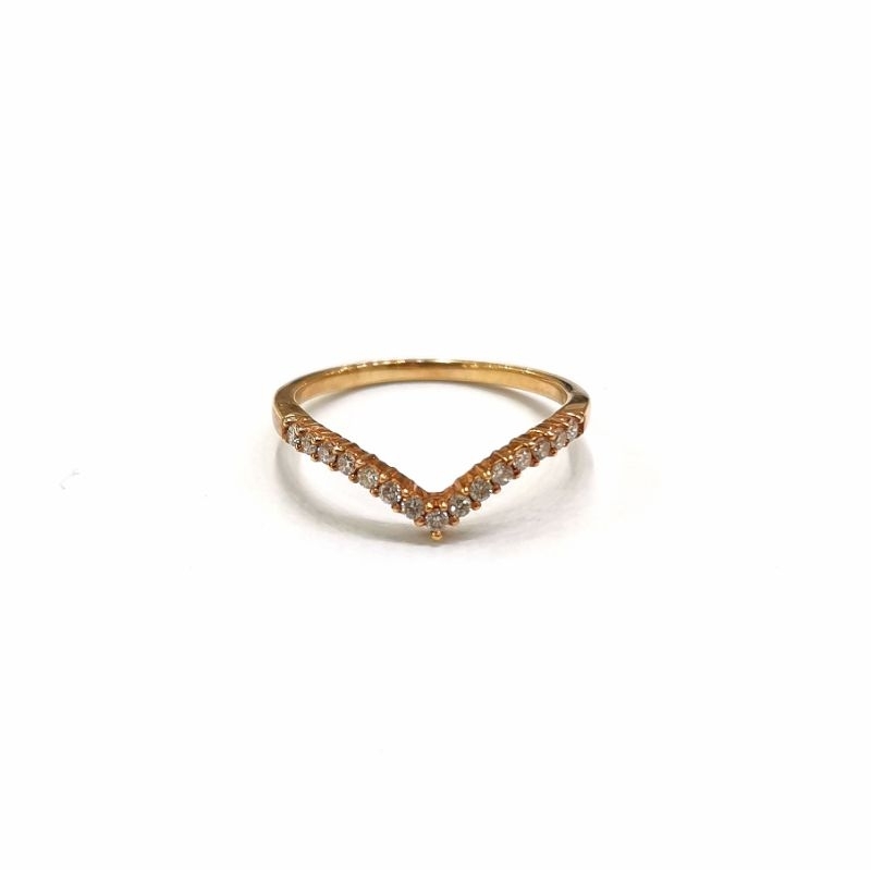 Cincin Listring Diamond V (DR 2694)