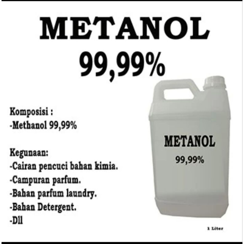 metanol 99%  5 liter penglarut parfum dll