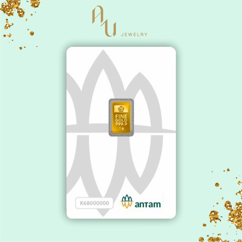 Logam Mulia Emas Antam 1 gram Certieye / 1 gr Antam Retro