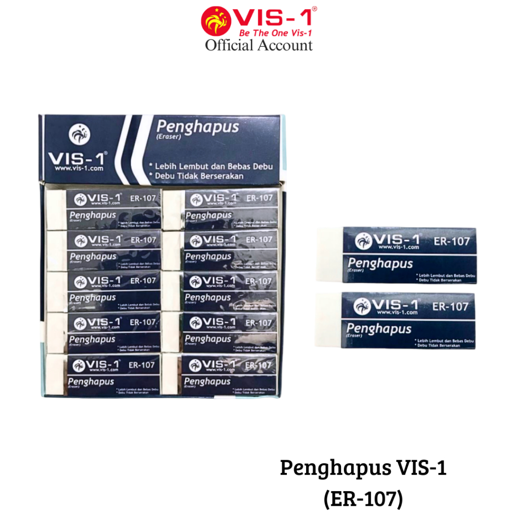 

VIS-1 Penghapus Besar / Eraser ER-107 Putih
