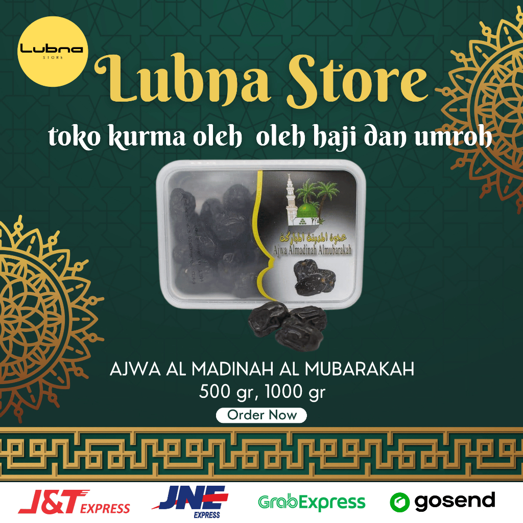 

KURMA AJWA ALMADINAH AL-MUBAROKAH 1000gr