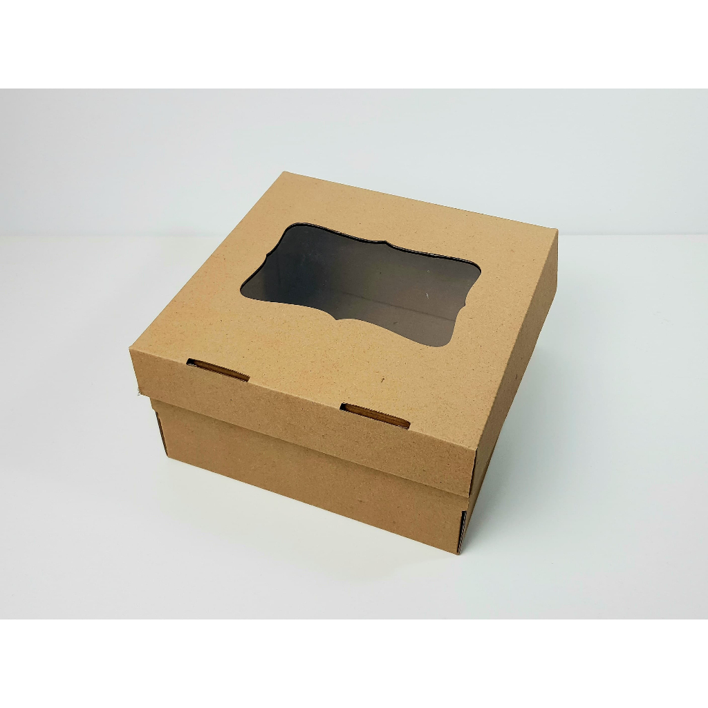 

Cake Box Corrugated (Uk. 21x21x11 cm)