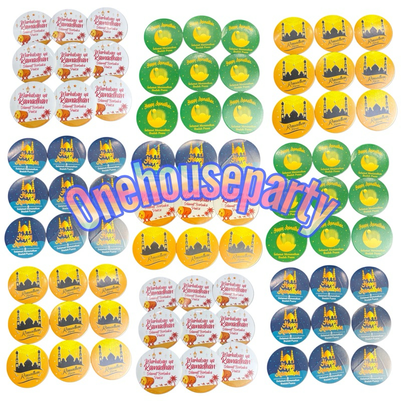 

Sticker toples ramadhan/sticker puasa ramadhan Stick bulat stiker kemasan parcel Hampers per pcs 2025 onehouseparty