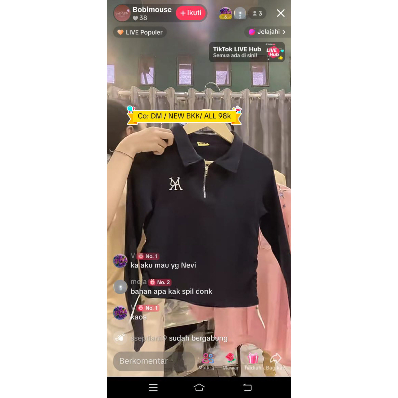 POLO T-Shirt navy amr