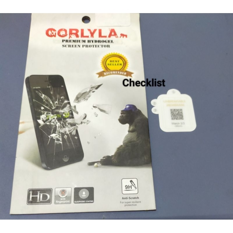 Anti Gores Hydrogel AppleWatch 2 AppleWatch 3 38mm