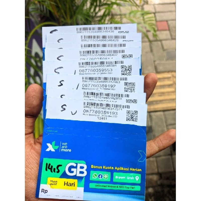 Kartu Perdana XL 14,5 GB