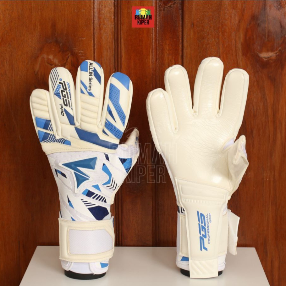 PGS ALL IN SERIES 2025 WHITE/BLUE (SKU : PGS4725) Sarung Tangan Kiper