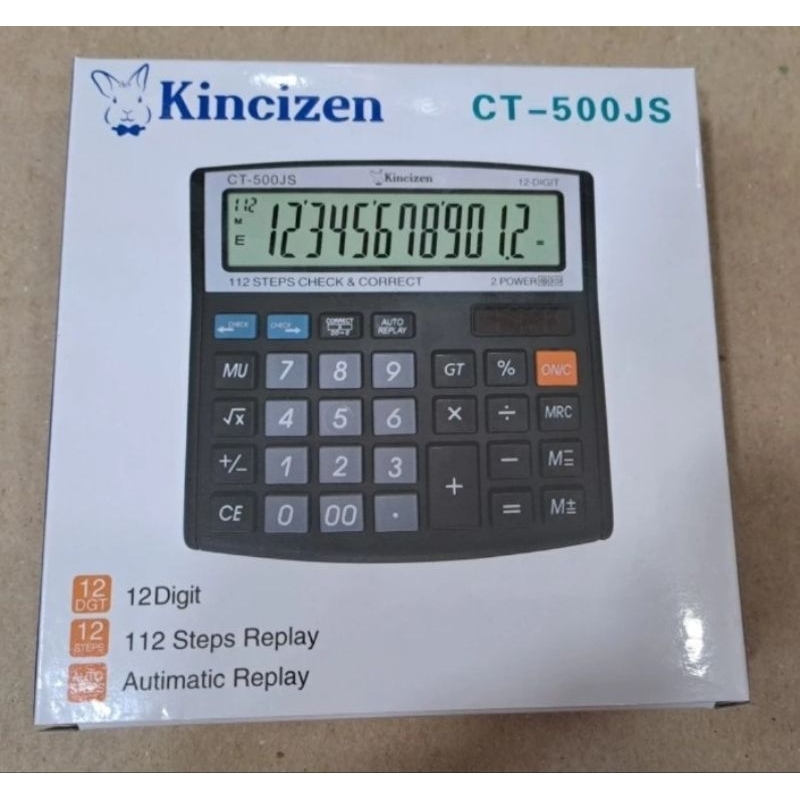 

KALKULATOR 12 DIGIT KINCIZEN ORIGINAL KC 500JS