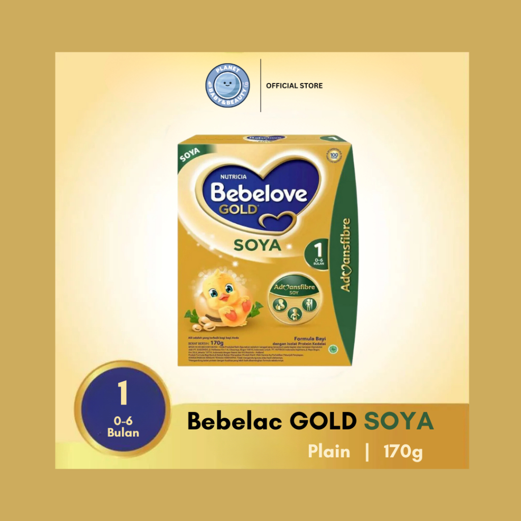 BEBELOVE GOLD SOYA 0-6 BULAN 170G