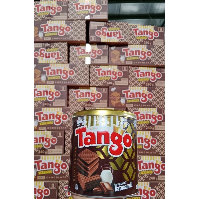 

Tango Wafer Kaleng Coklat dan Vanilla - Wafer Nabati