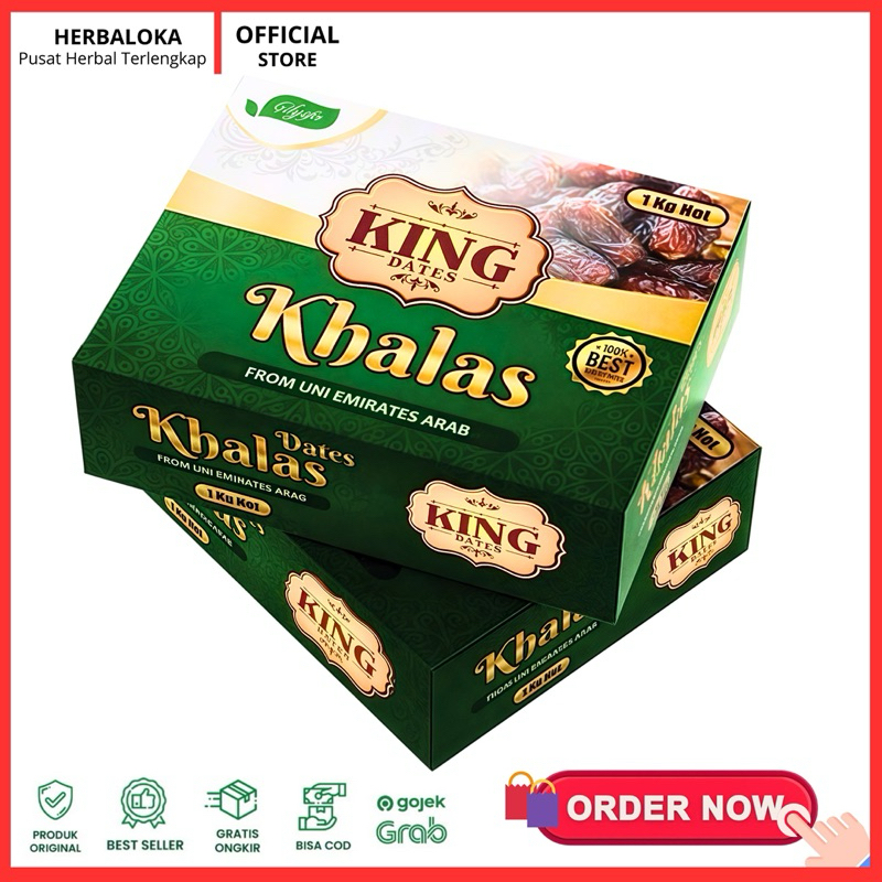 

Kurma Dates KING KHALAS 1kg | Kurma KING KHALAS Al Madinah 1kg