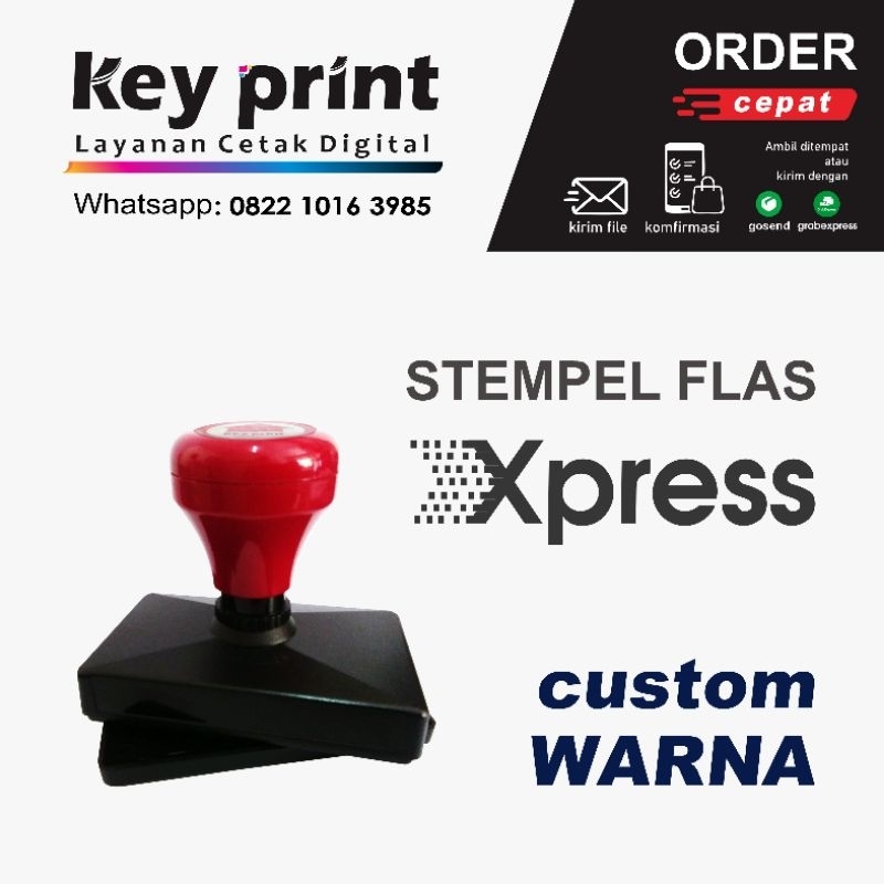 

Key Print Stempel Flas Xpress Custom Warna