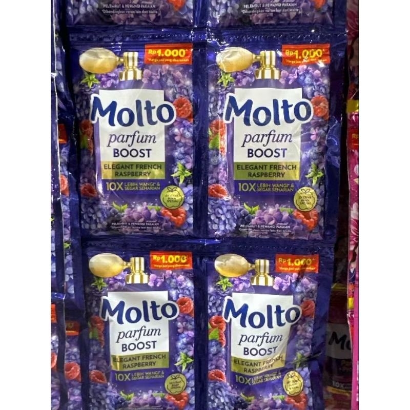 [PROMO] Molto Parfum Boost Elegant French Raspberry (12 sachet)