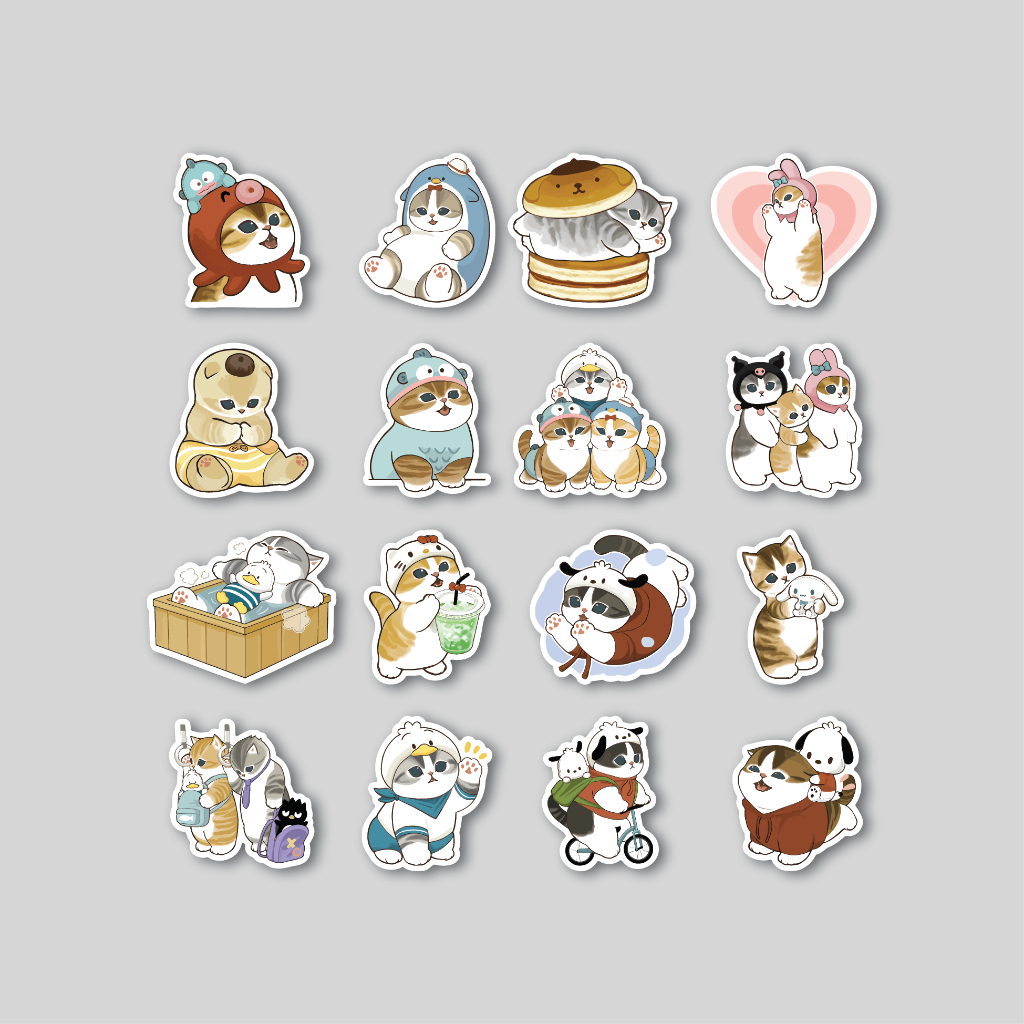 

Ay00! STICKER PACK MOFUSAND X SANRIO STIKER TUMBLER LAPTOP STIKER KOPER HELM