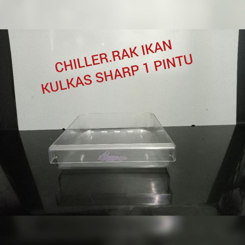 RAK CHILLER.RAK IKAN/DAGING KULKAS SHARP 1 PINTU LEMON LOVES.JUMBO.SECOND ORIGINAL
