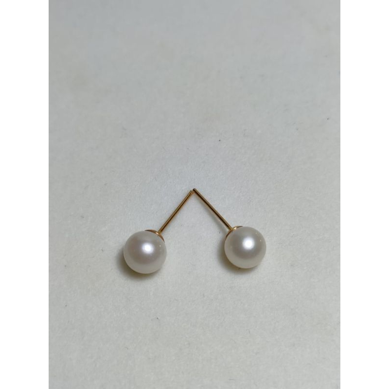 giwang tusuk pentul mutiara laut akoya