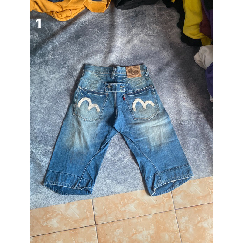 Jorts pants evisu