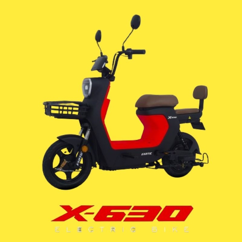E Bike Exotic X630 | Sepeda Listrik Exotic Seri X630