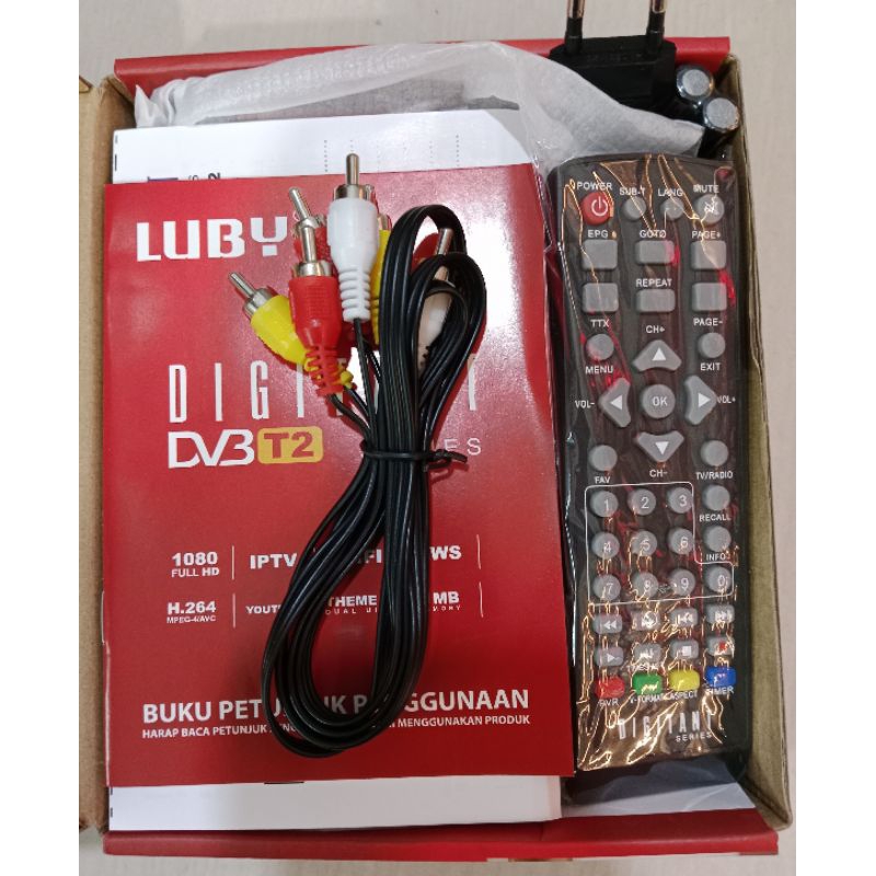 Set Top Box Luby DVB-T2-02 / STB Luby 2 USB Port / Stb Luby