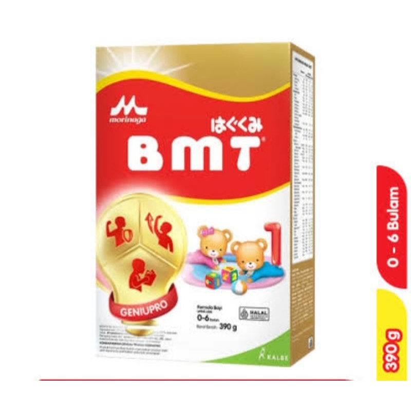 

Morinaga BMT Gold Geniupro Formula Bayi Usia 0-6 Bulan 390 g // Morinaga BMT Gold Susu Formula Bayi Usia 0-6 Bulan