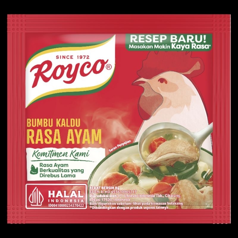 

Royco Bumbu Penyedap Rasa Ayam Sachet 8g