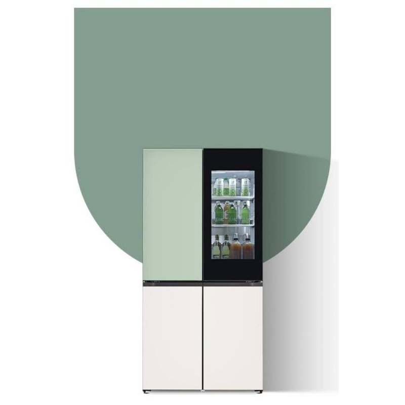 LG GR-A24FQSMB Kulkas LG Multi Door InstaView Objet Series