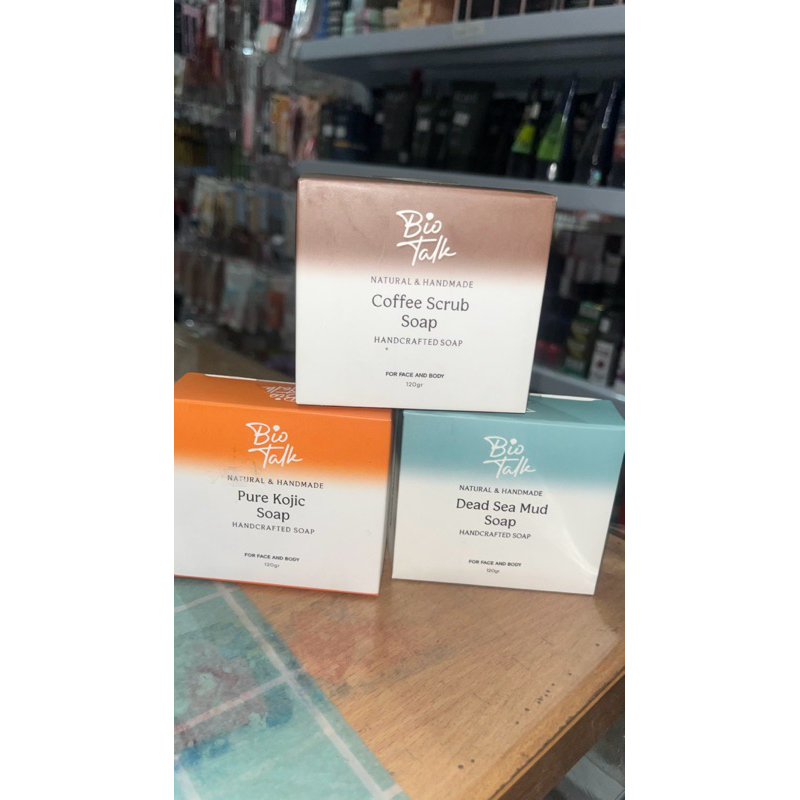 Sabun Bio Talk / sabun biotalk/ coffe scrub soap / sabun menghilangkan bekas luka