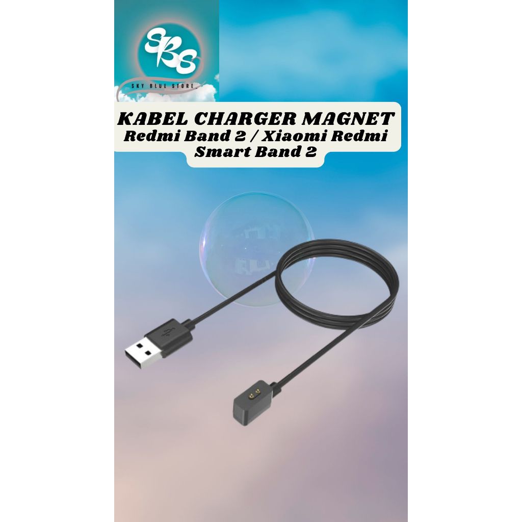 Kabel Charger Redmi Band 2 / Xiaomi Redmi Smart Band 2 Casan Magnet