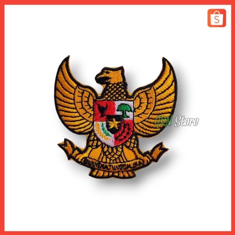 Bet Badge Garuda Pancasila Bet Burung Garuda Pancasila Indonesia - Full Bordir