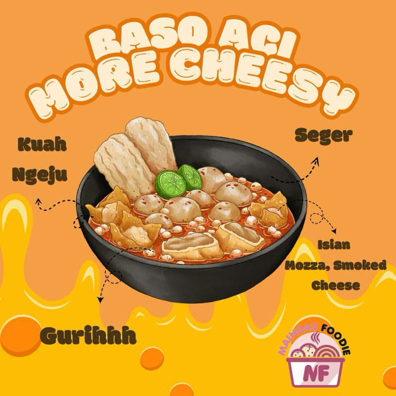 

Baso aci Cheesy instan