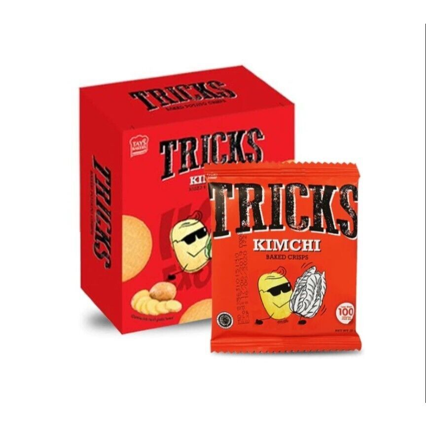 

TRICKS BAKED CRISPS KIMCHI PCK 15/12 G (1 BOX ISI 10 PCS)