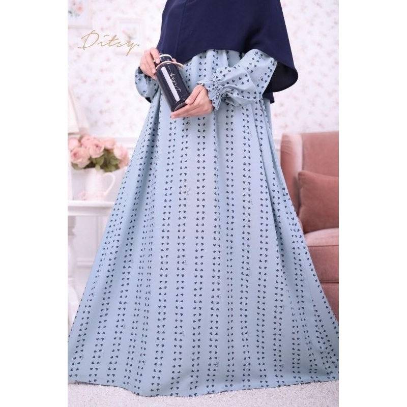 DITSY FEBRUARI ELICA BLUE SIZE M