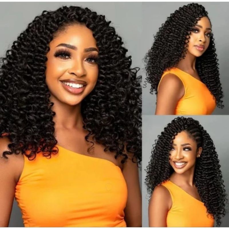 RAMBUT SAMBUNG KERITING WATERWAVE CURL RAMBUT KERITING HAIR EXTENSIONS RAMBUT SAMBUNG KERITING RAMBU