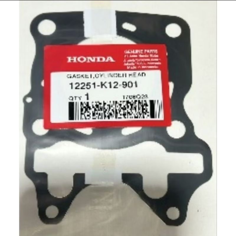 Paking head gasket cylinder head honda Vario 125 esp Vario 125 esp k60R 12251K12901
