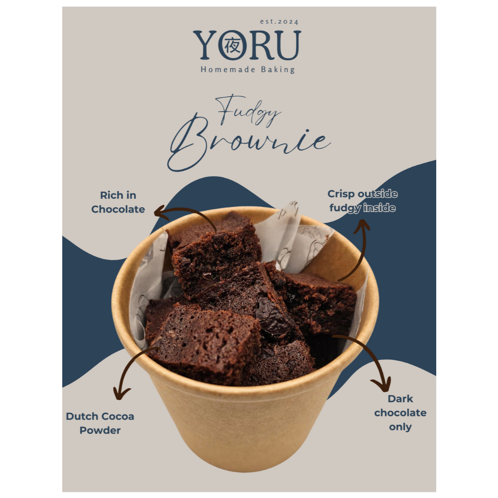 

YORU Fudgy Brownies Bites / Homemade