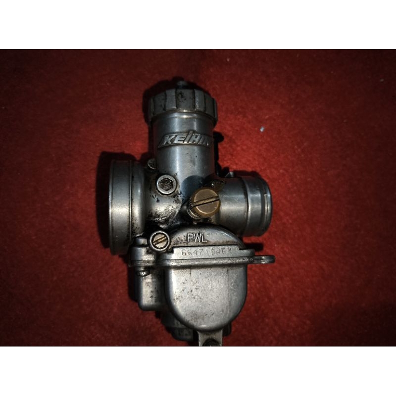 KARBULATOR NINJA  R LAMA ASLI BAWAAN MOTOR BEKAS  NORMAL.