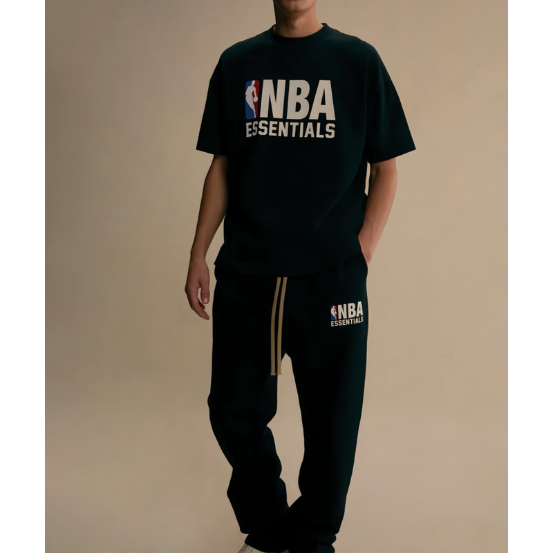 NBA ESSENTIALLS Tee Baju Oversize Fear of God FOG x NBA