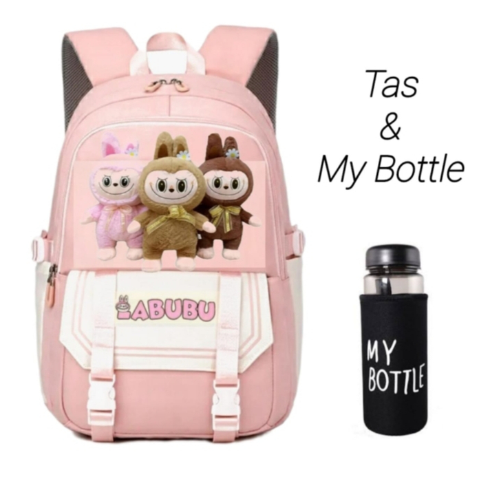 Martin [ COD ] Tas labubu anak perempuan -Tas cute anak perempuan - Tas ransel sekolah anak perempua