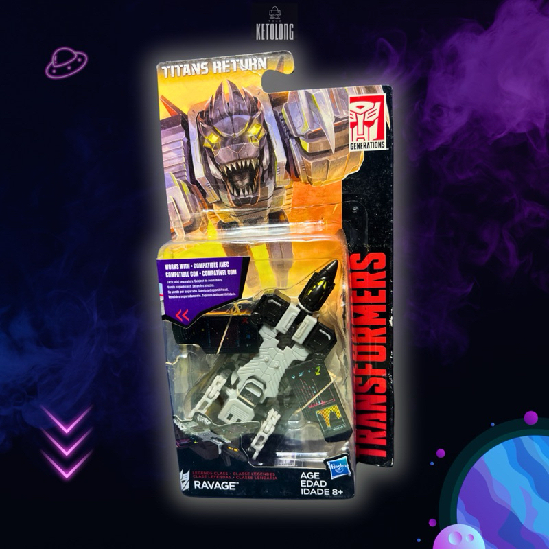 Transformers Titans Return Decepticons Legends Class RAVAGE By Hasbro