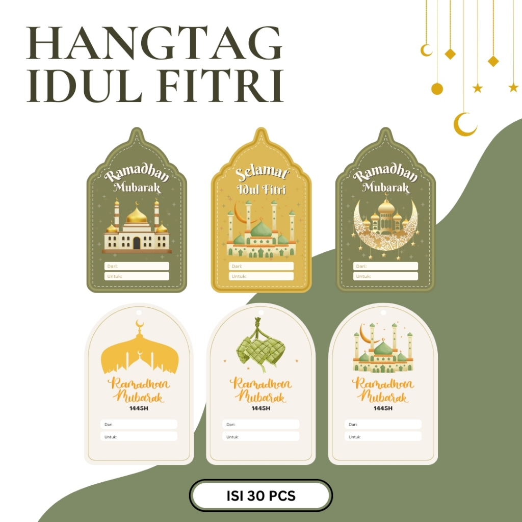 

Hangtag Lebaran Idul Fitri Isi 30 PCS LOGIA STUDIOS