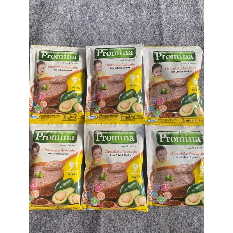 Promina Sweet Cereal Rasa Cokelat Alpukat 20gram (PER 5 SACHET) 9+