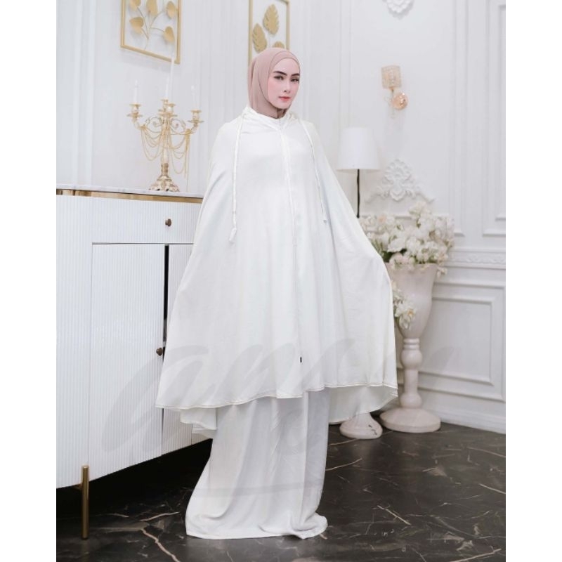 mukena fairuz mukena qonita Mukena Madani Traveling Jumbo by ARSY HIJAB
