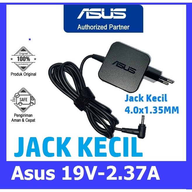 Adaptor Charger Laptop Asus X441 X441UA X441UV X441UR X441U X441SA 19V-2.37A DC4.0x1.35 Jack Kecil
