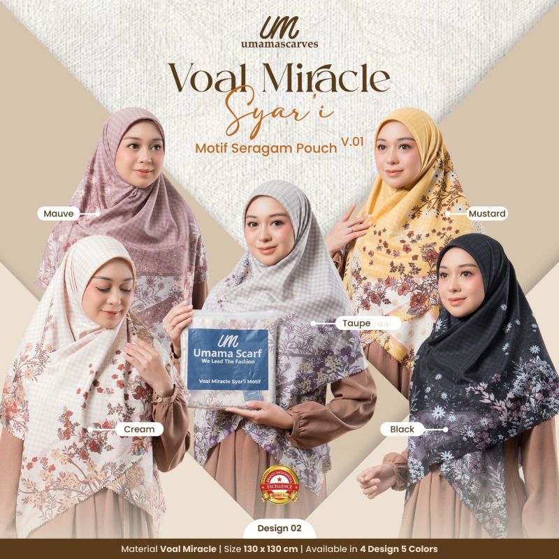 Hijab Voal Miracle Syari